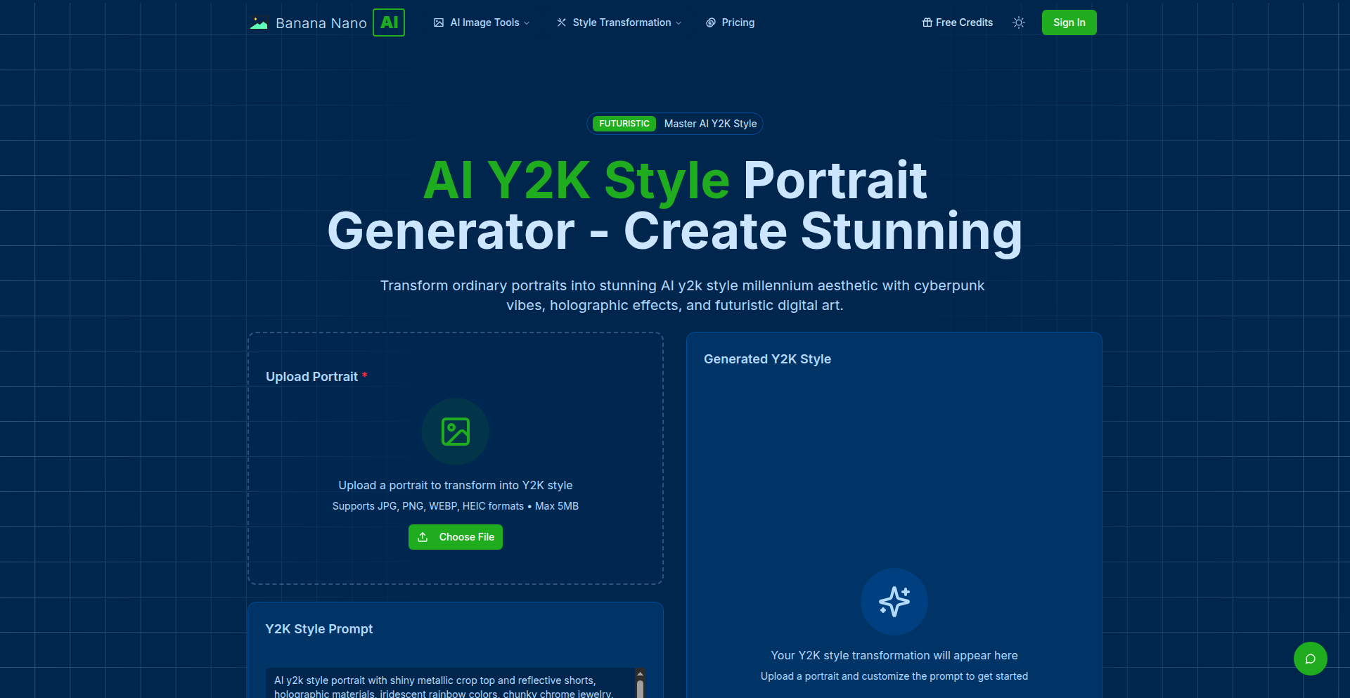 Y2K-AI-Portrait-Lab