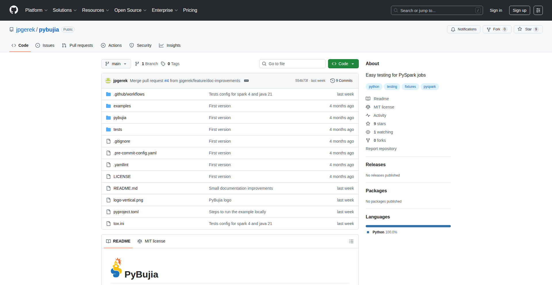 Pybujia: Data Transformation Testing Framework