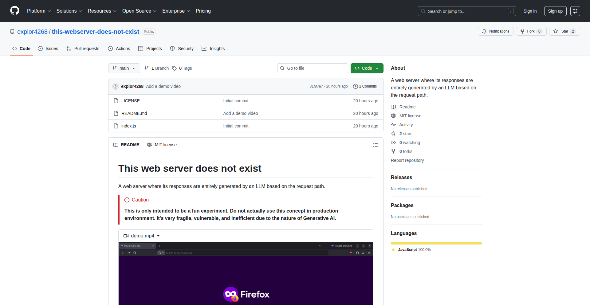 NonExistentServer.js