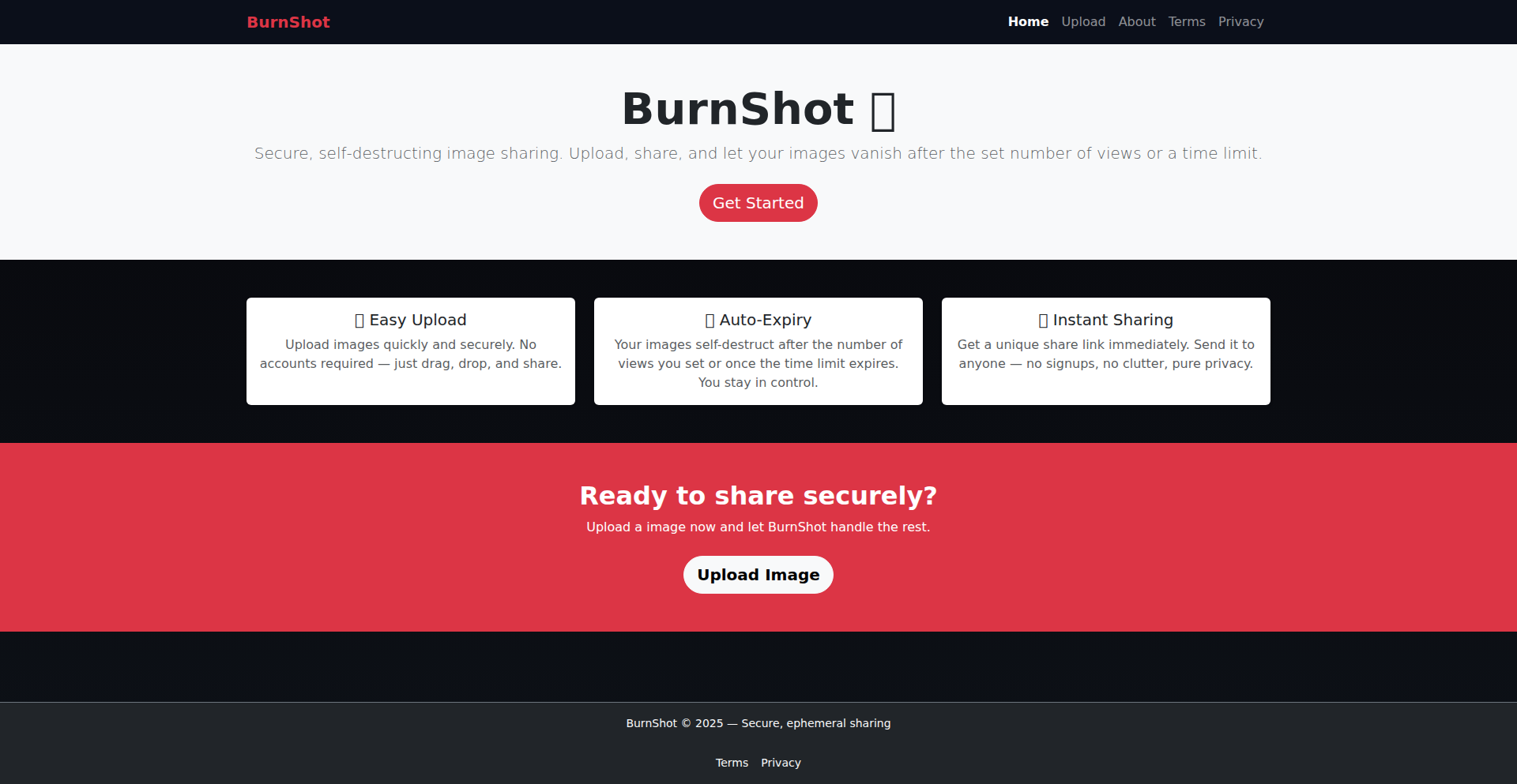 BurnShot - 瞬間共有イメージング