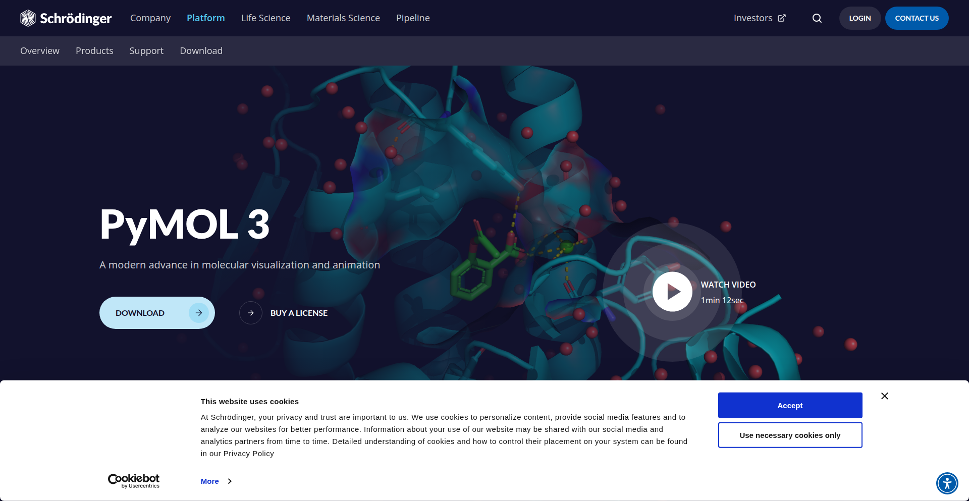 PyMOL 3.0 ムービーメーカーUI