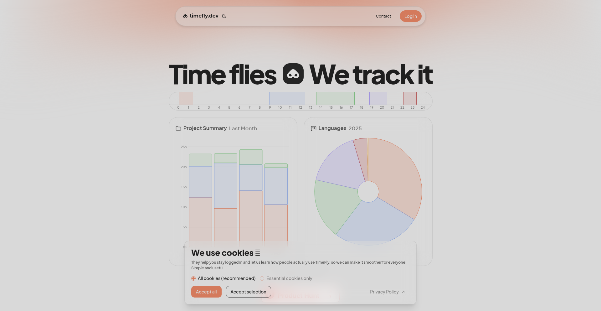 TimeFly: コード習慣可視化ハッカーツール
