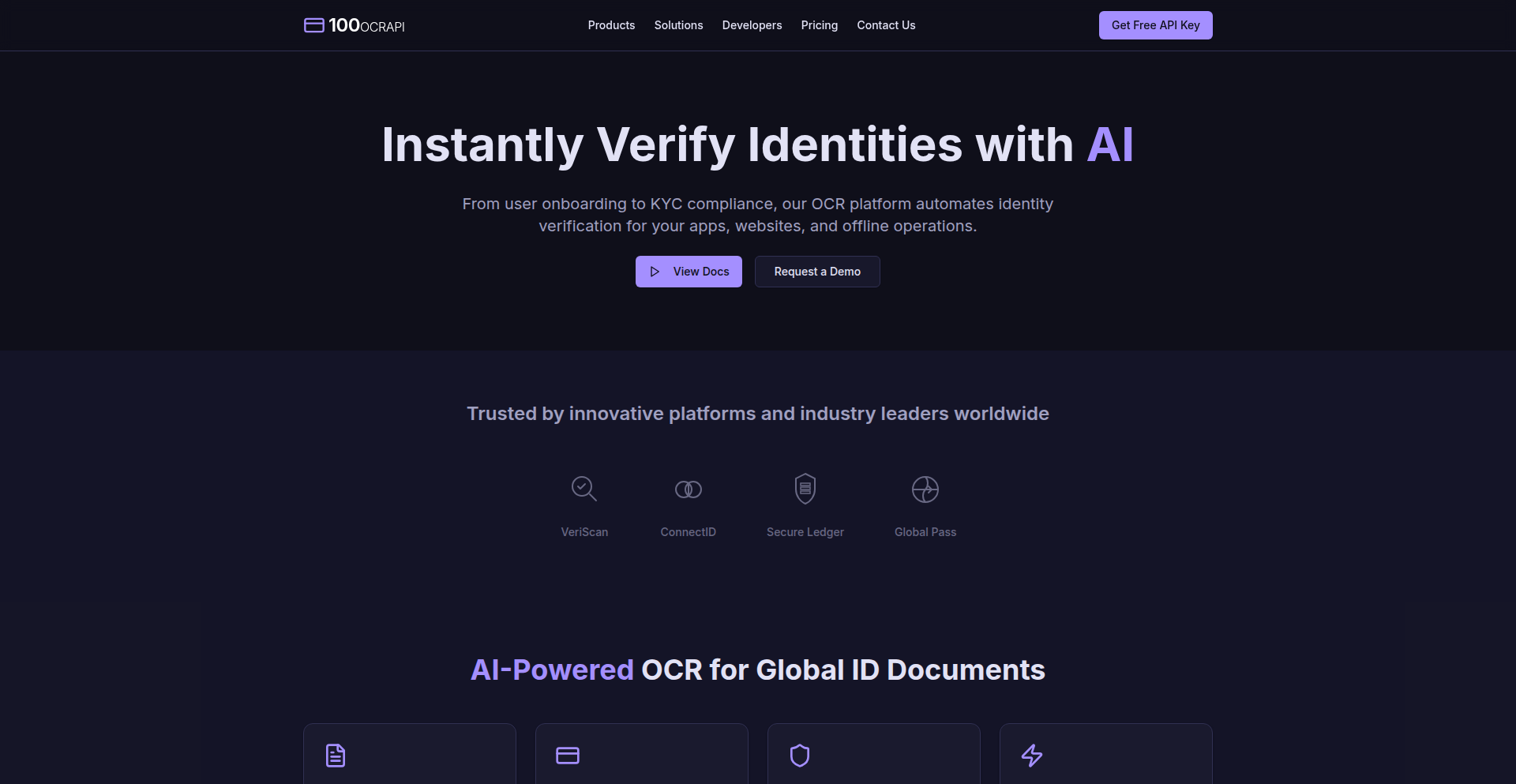 IDカードOCR API - 高度認識エンジン