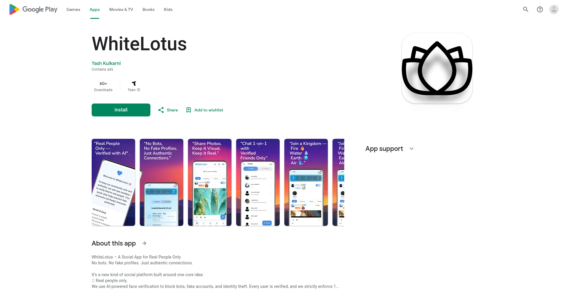 WhiteLotus: 顔認証ソーシャルプラットフォーム