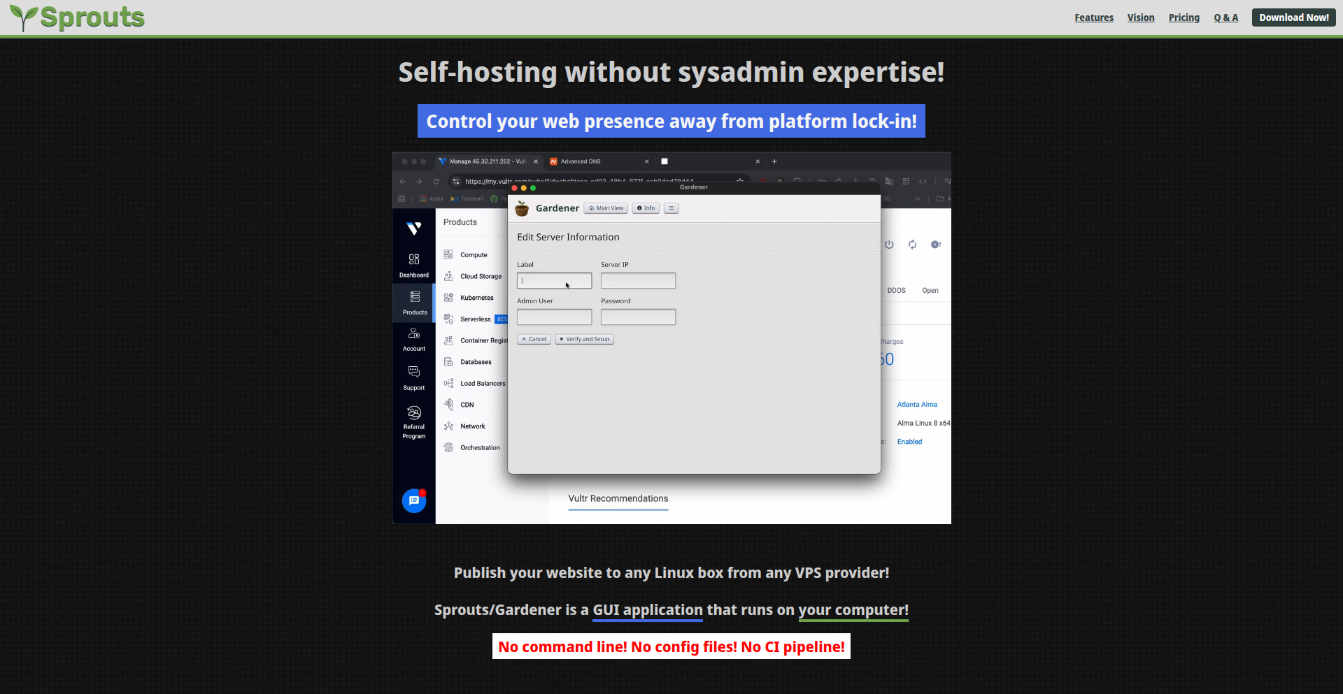 VPS静的サイトマネージャー (VPS Static Site Manager)