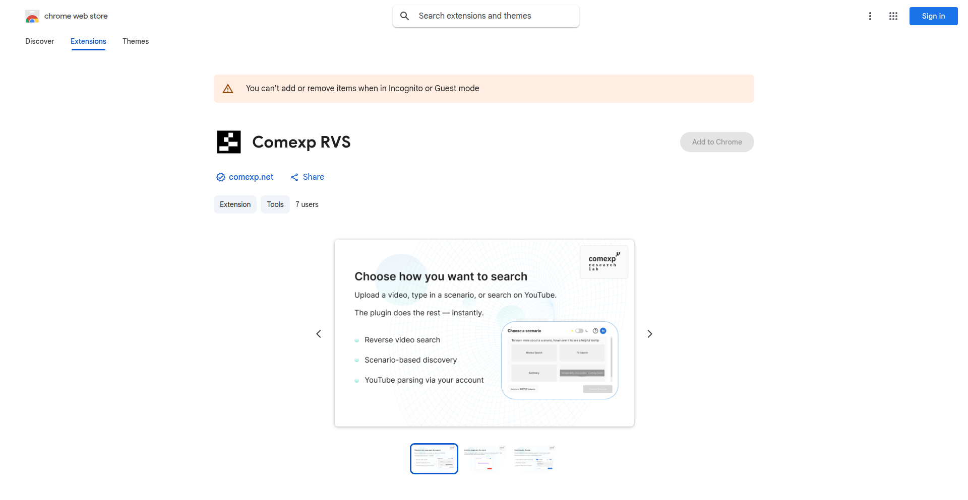 Comexp RVS: Real-time Video Intelligence