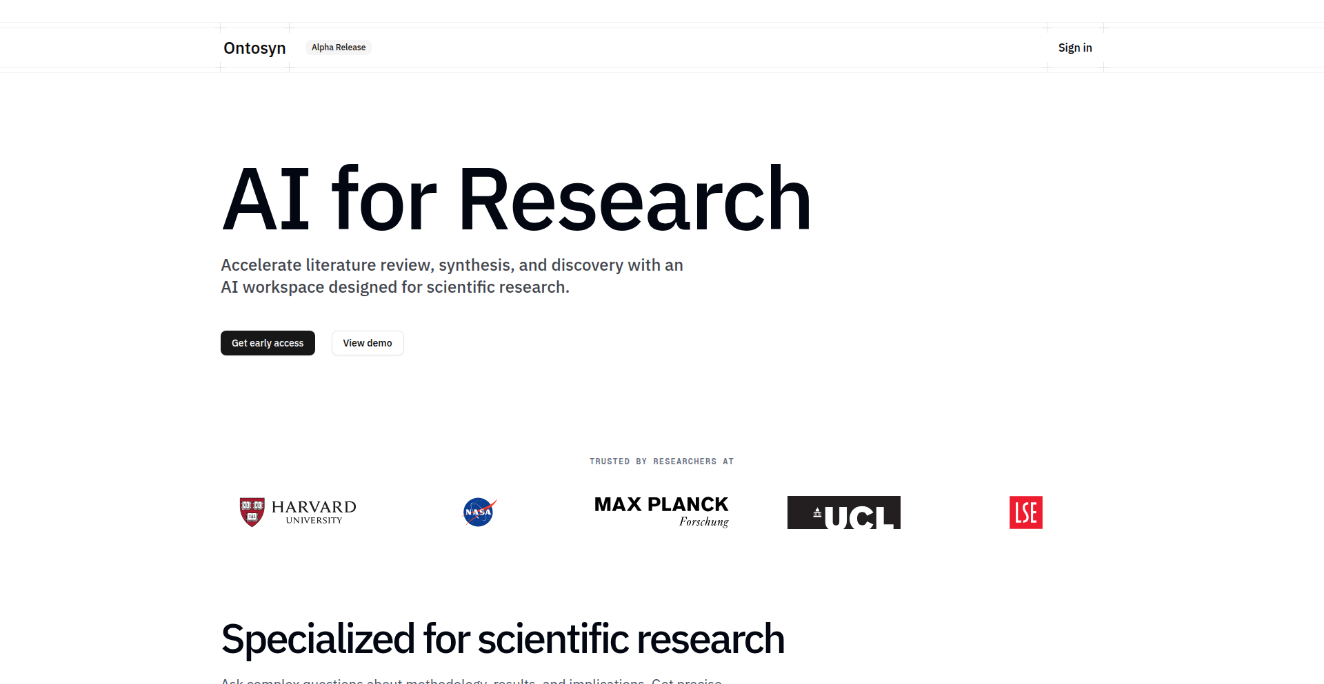 Ontosyn: AI-Powered Research Paper Navigator