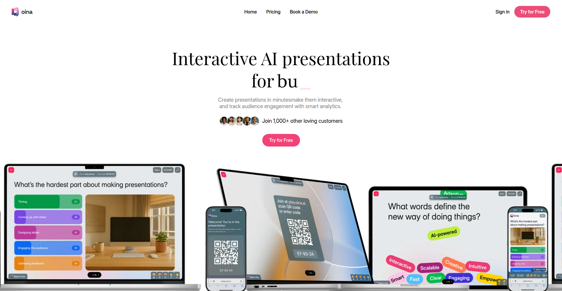 Oina AI Presenter