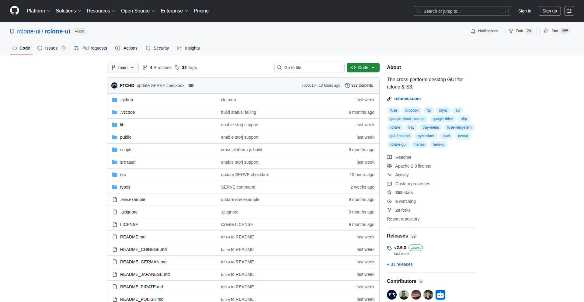 Rclone Navigator