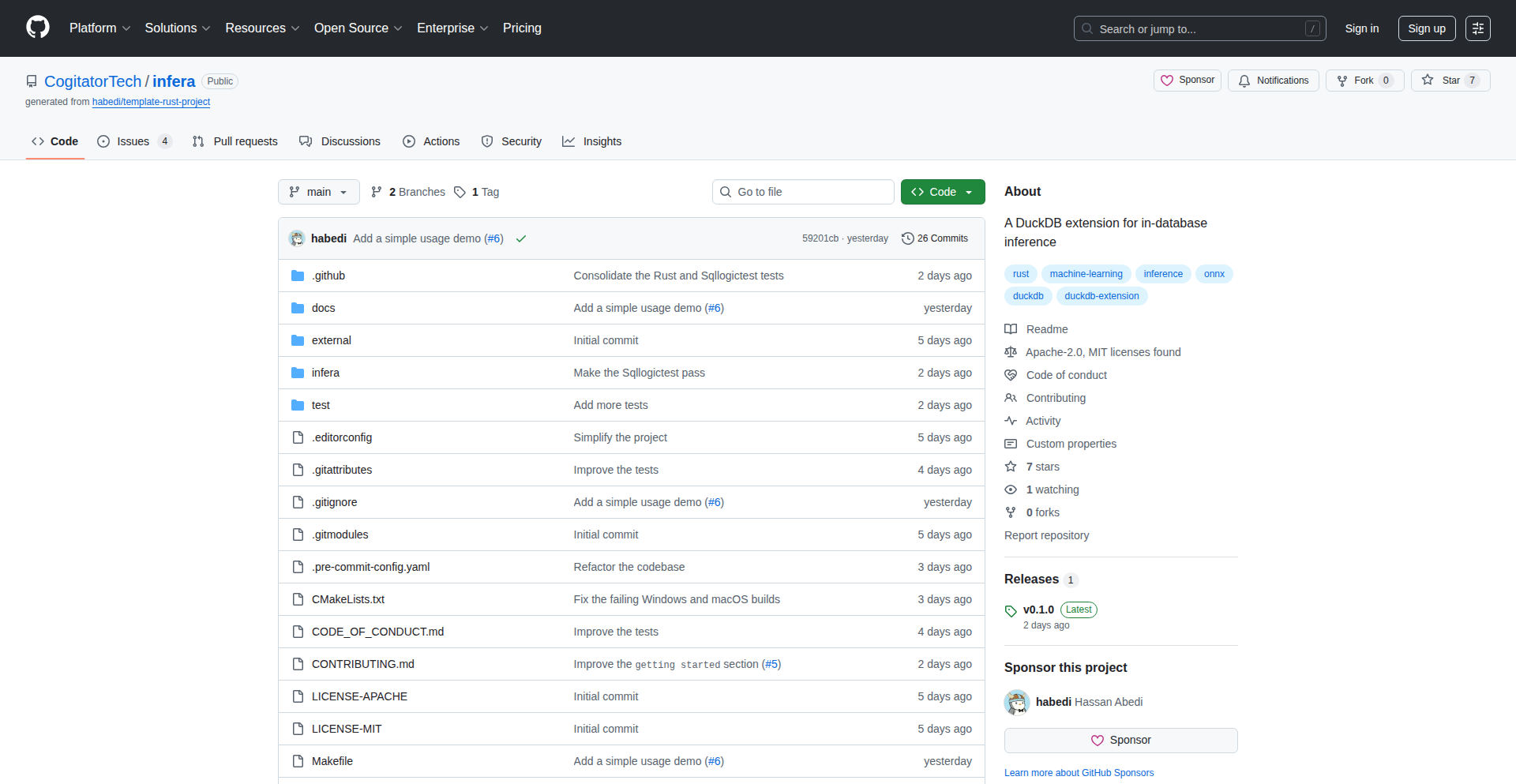 Infera: In-Database AI Engine