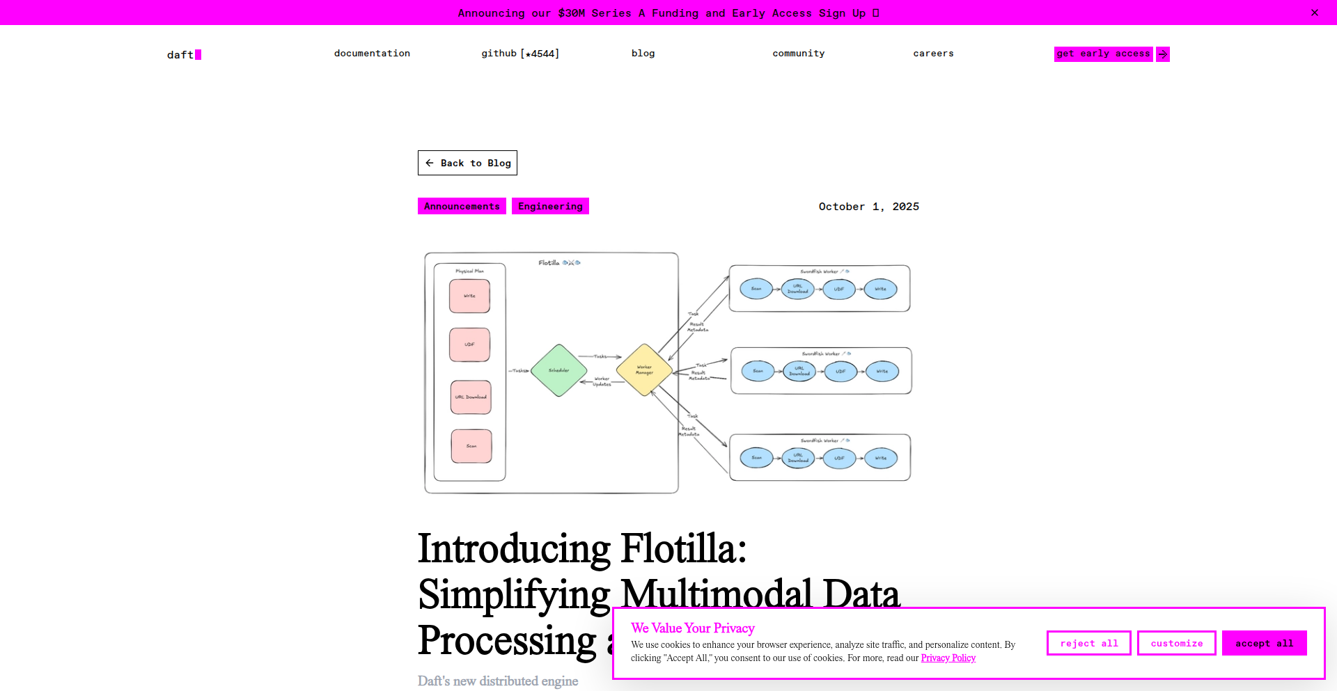 Flotilla: Distributed Multimodal Pipeline Engine