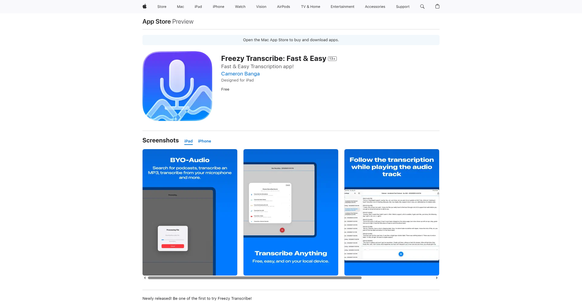 Freezy Transcribe AI Audio Processor