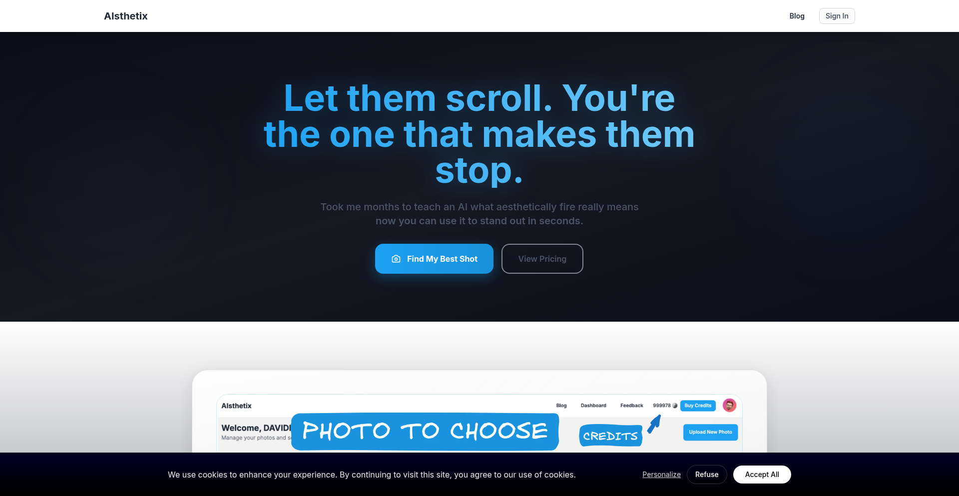 Aisthetix: AI-Powered Scroll-Stopper Predictor