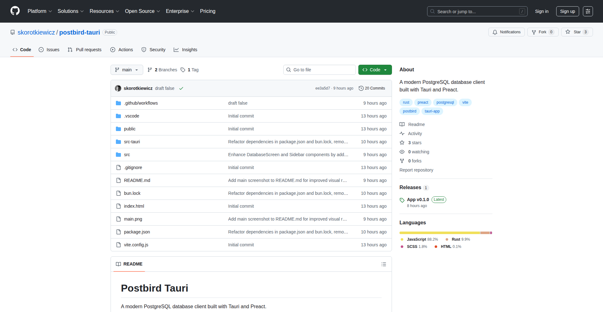 TauriPostgreSQL