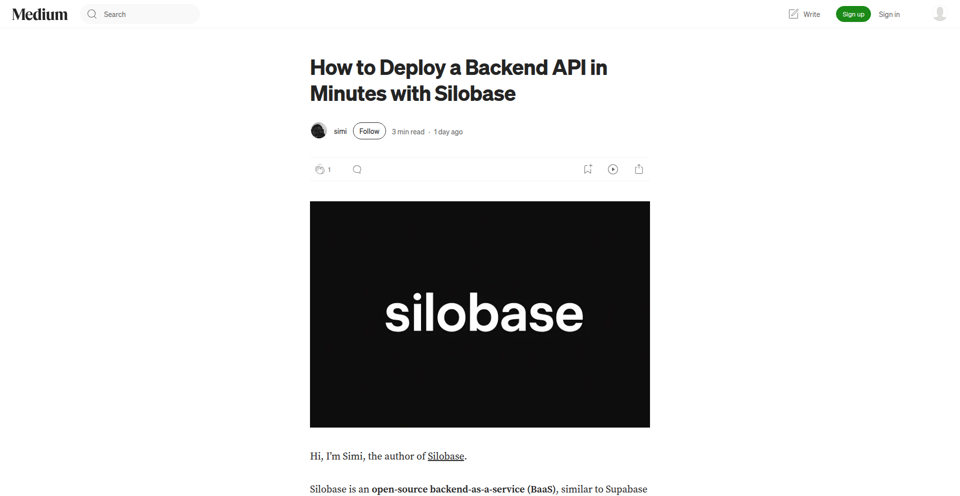 Silobase: NPM驱动的全栈后端服务