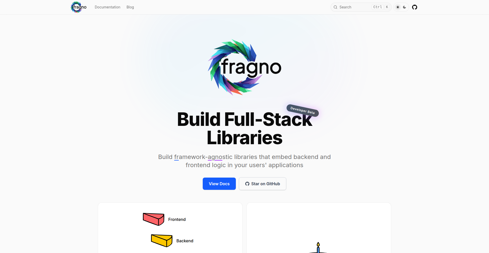 Fragno: 全栈TypeScript库构建器