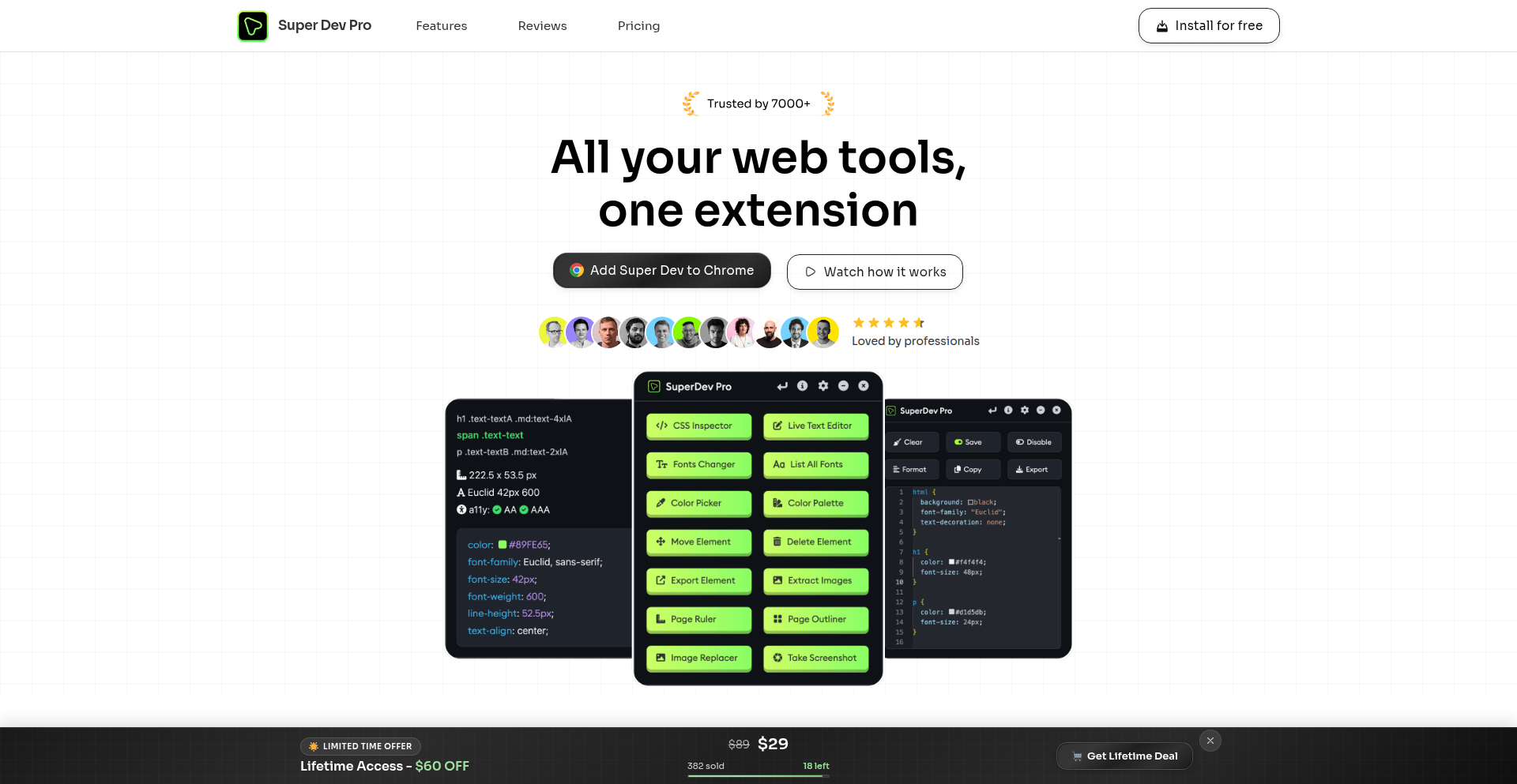 Chrome all-in-one 开发者工具箱