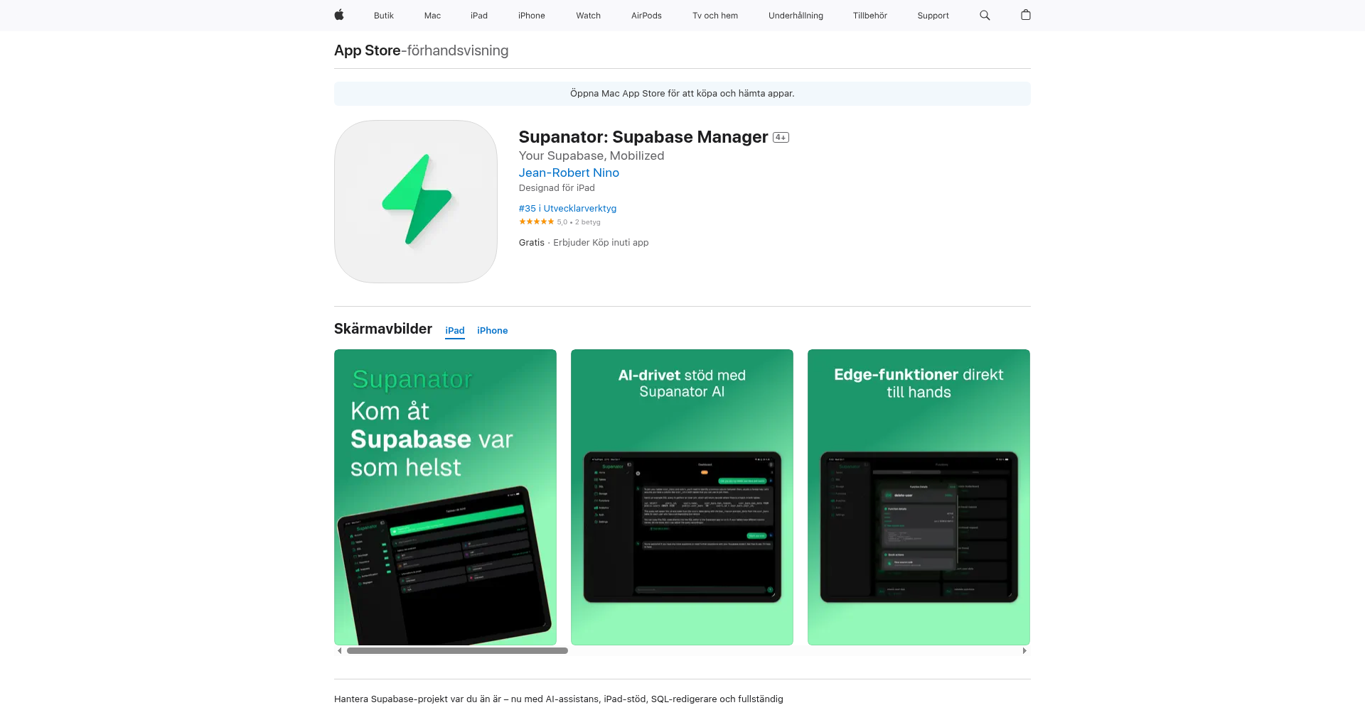 Supanator AI：Supabase 项目的智能开发助手