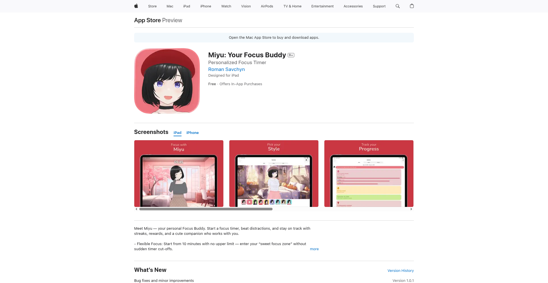 MiyuFocusBuddy