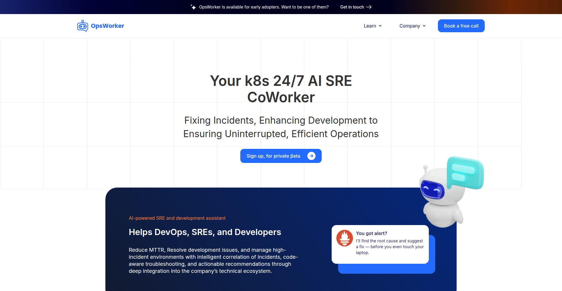 OpsWorker.ai - AI SRE CoPilot