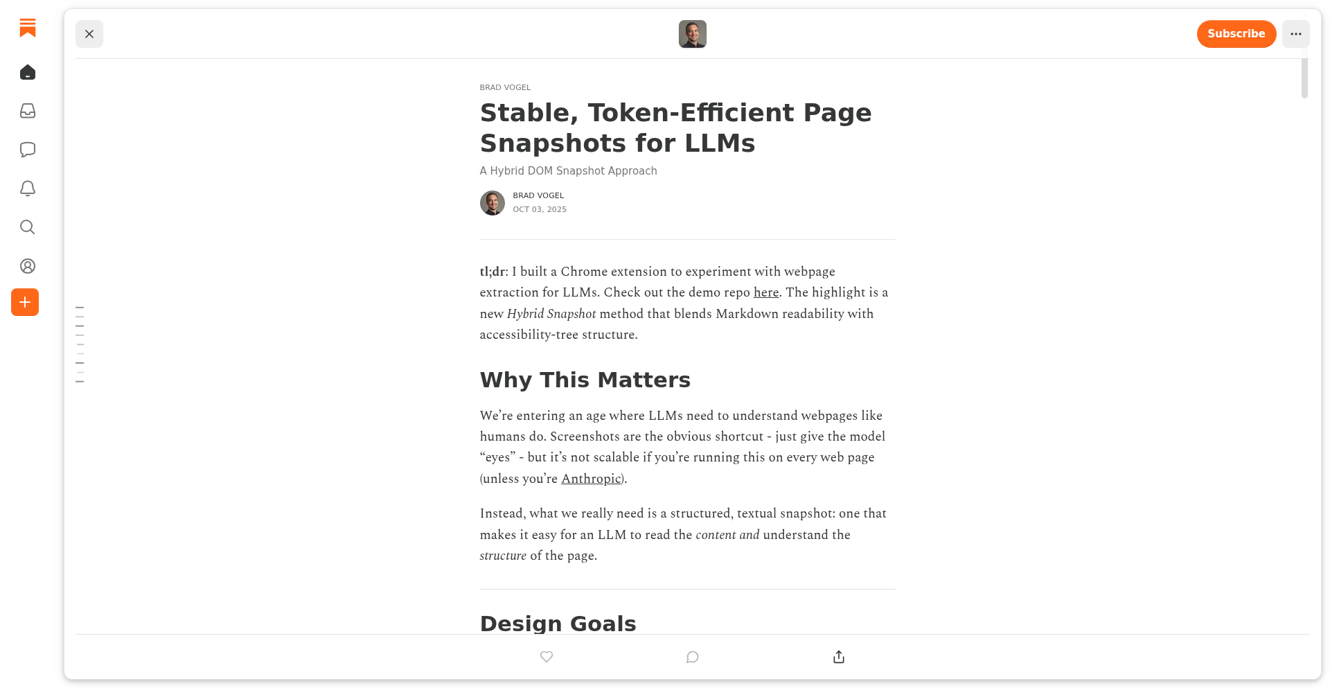 LLM DOM Insight Engine