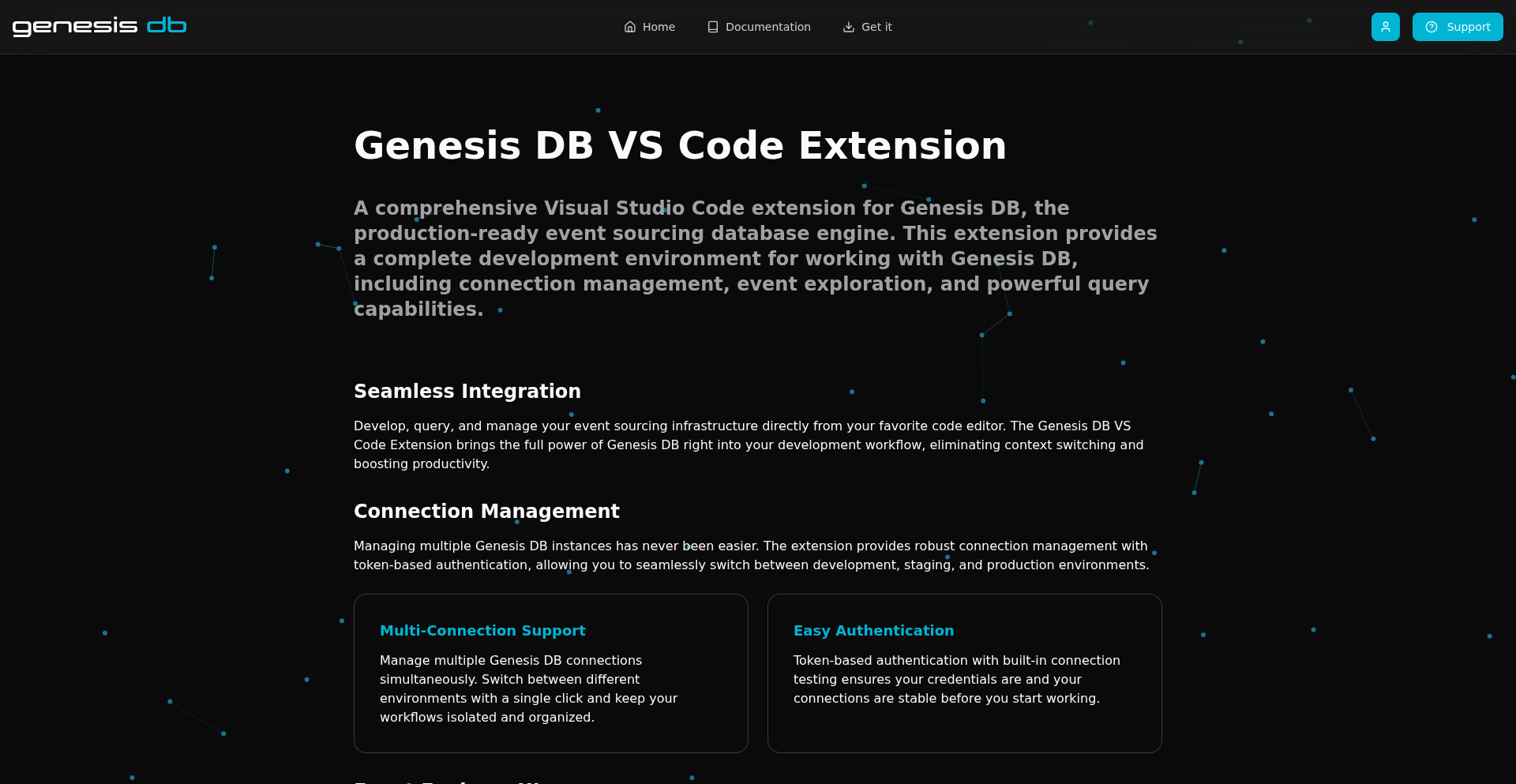 GenesisDB Explorer for VS Code
