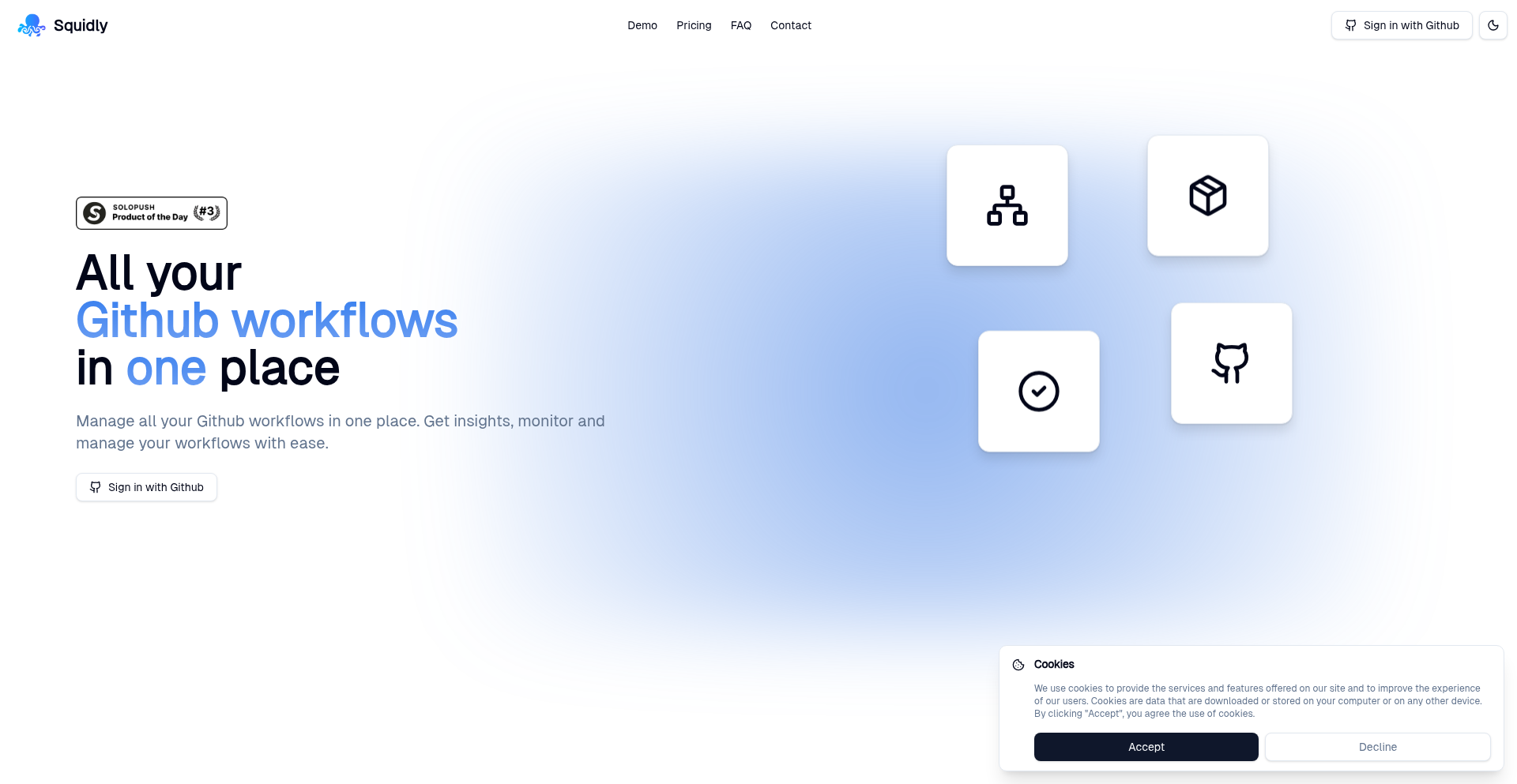 Squidly - GitHub Actions工作流聚合器