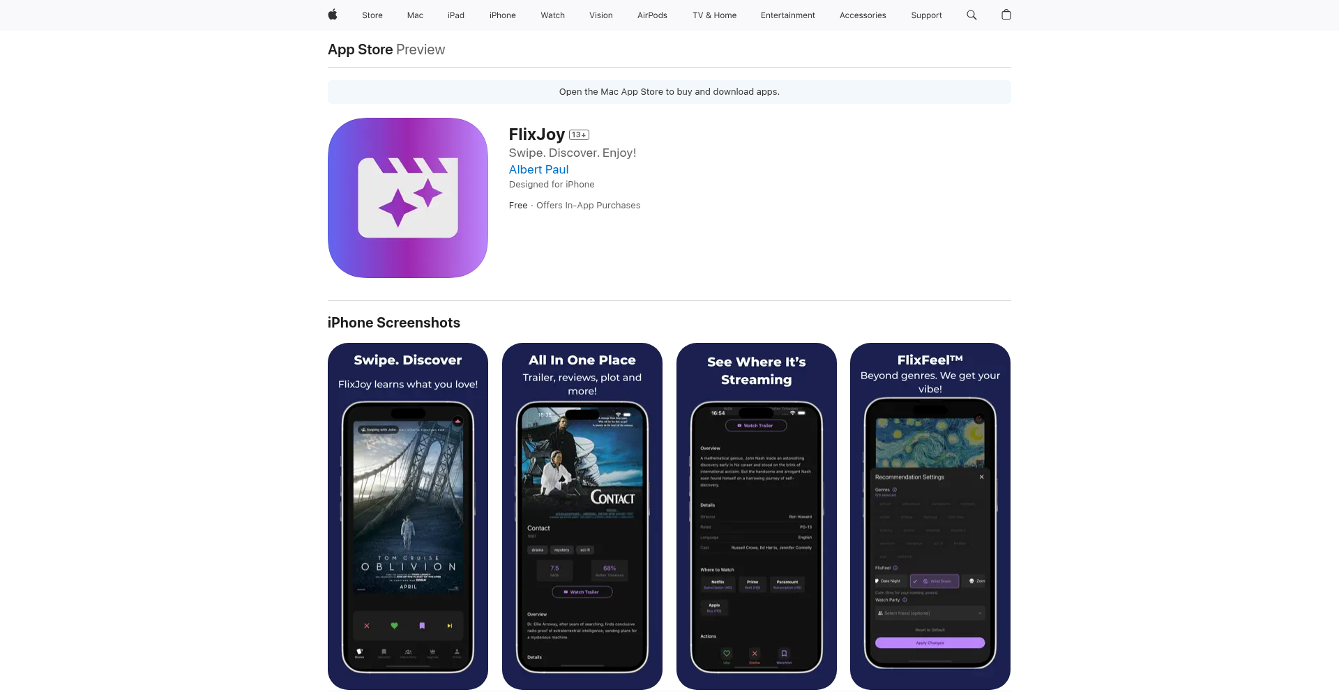 FlixJoy: 个性化电影口味雷达