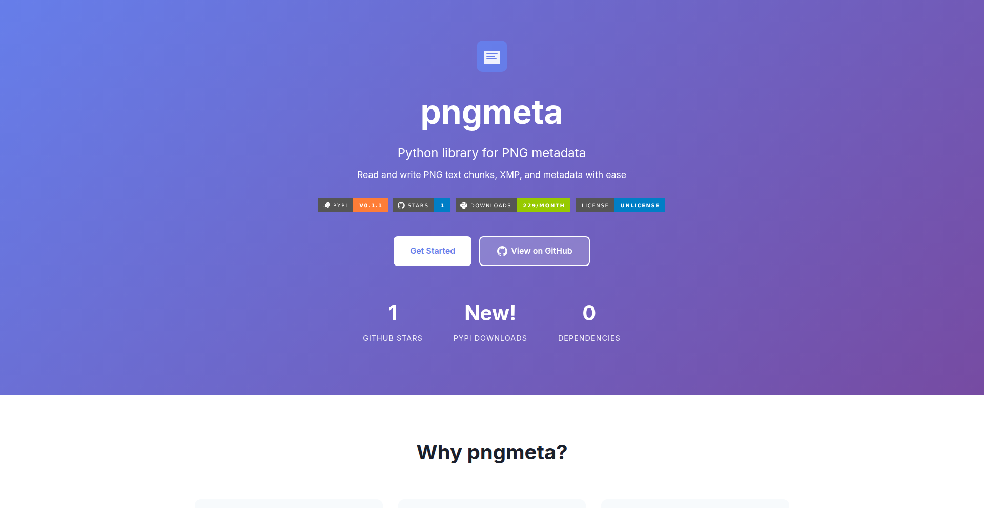 Pngmeta：PNG图片元数据编辑器