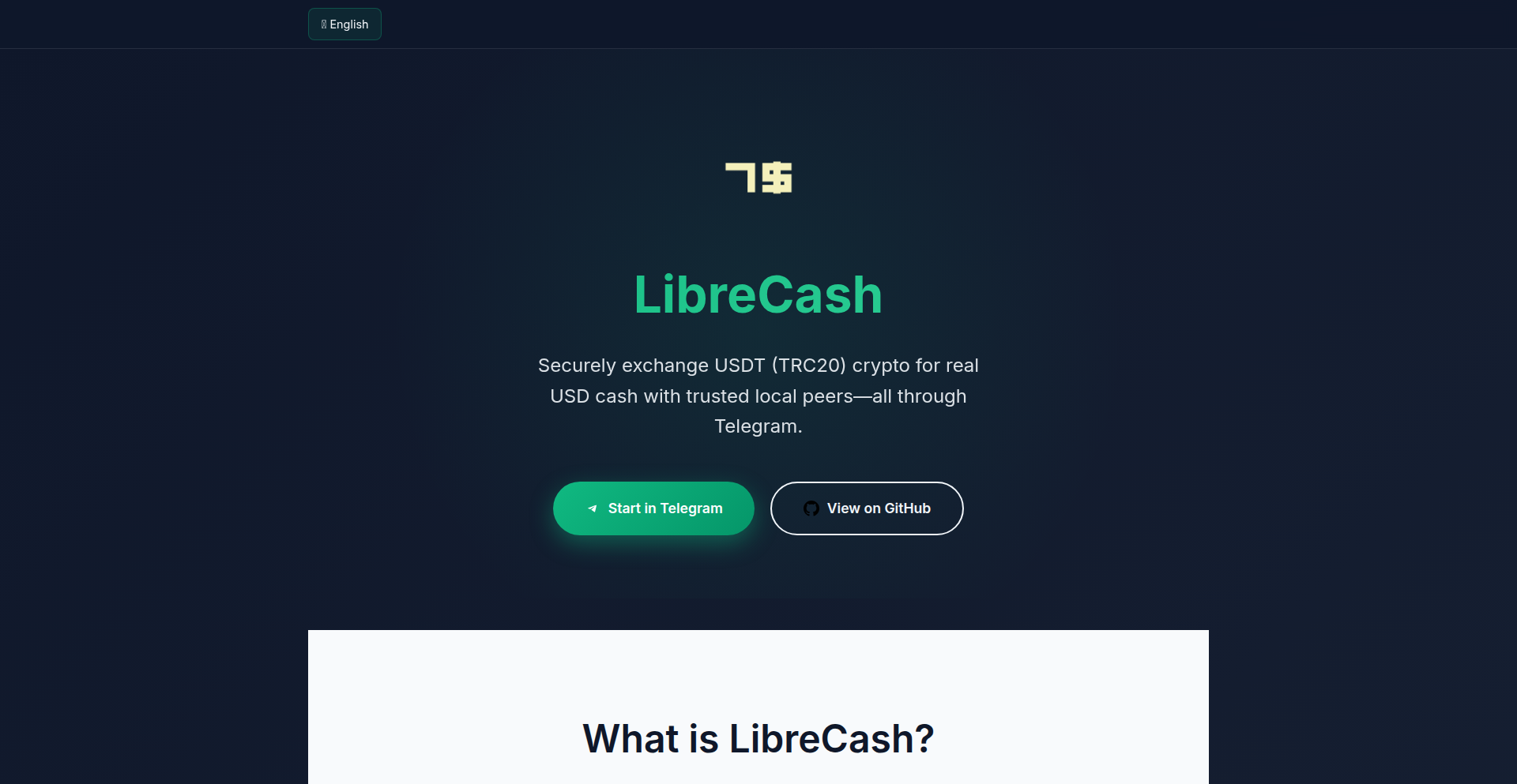 LibreCash: 轻量级开源USDT兑换器