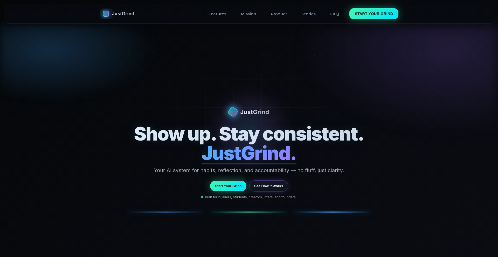 JustGrind AI 习惯教练