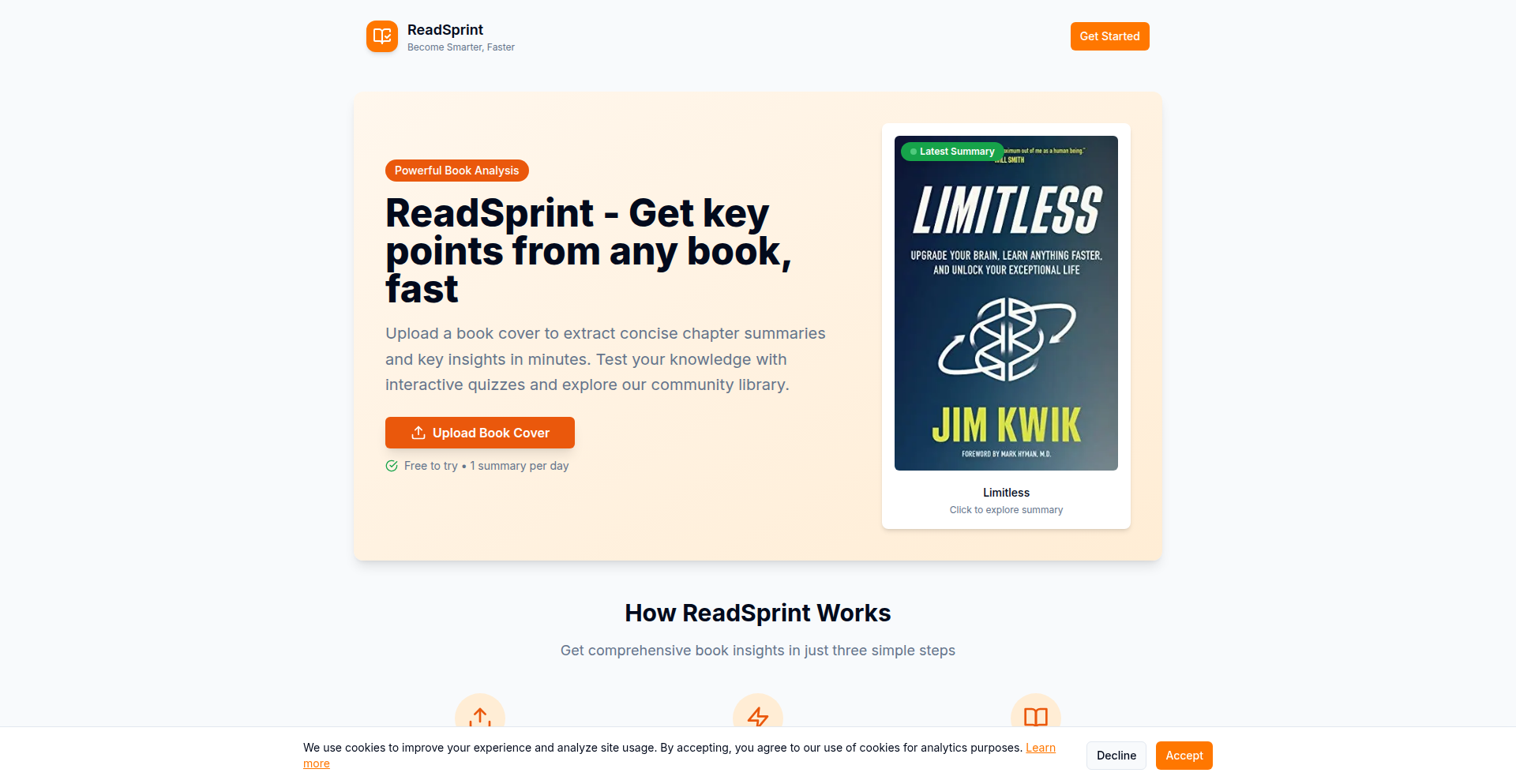 AI書籍要約エンジン ReadSprint