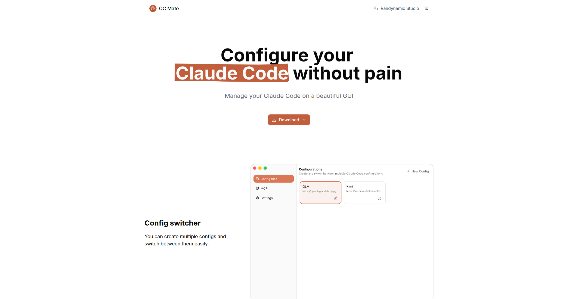 CC Mate: Claude Code設定管理GUI