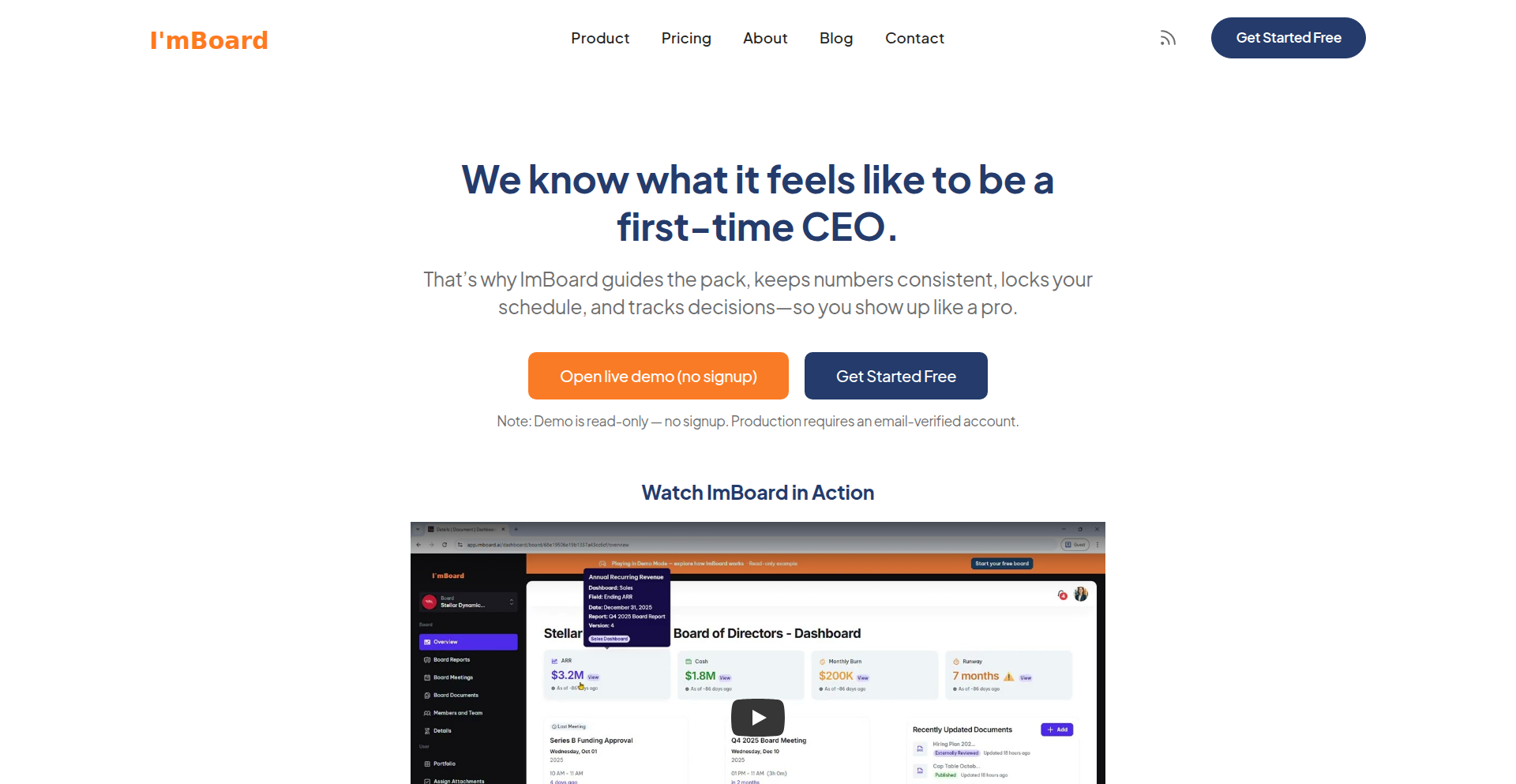 ImBoard - CEO向け投資家会議失敗防止OS
