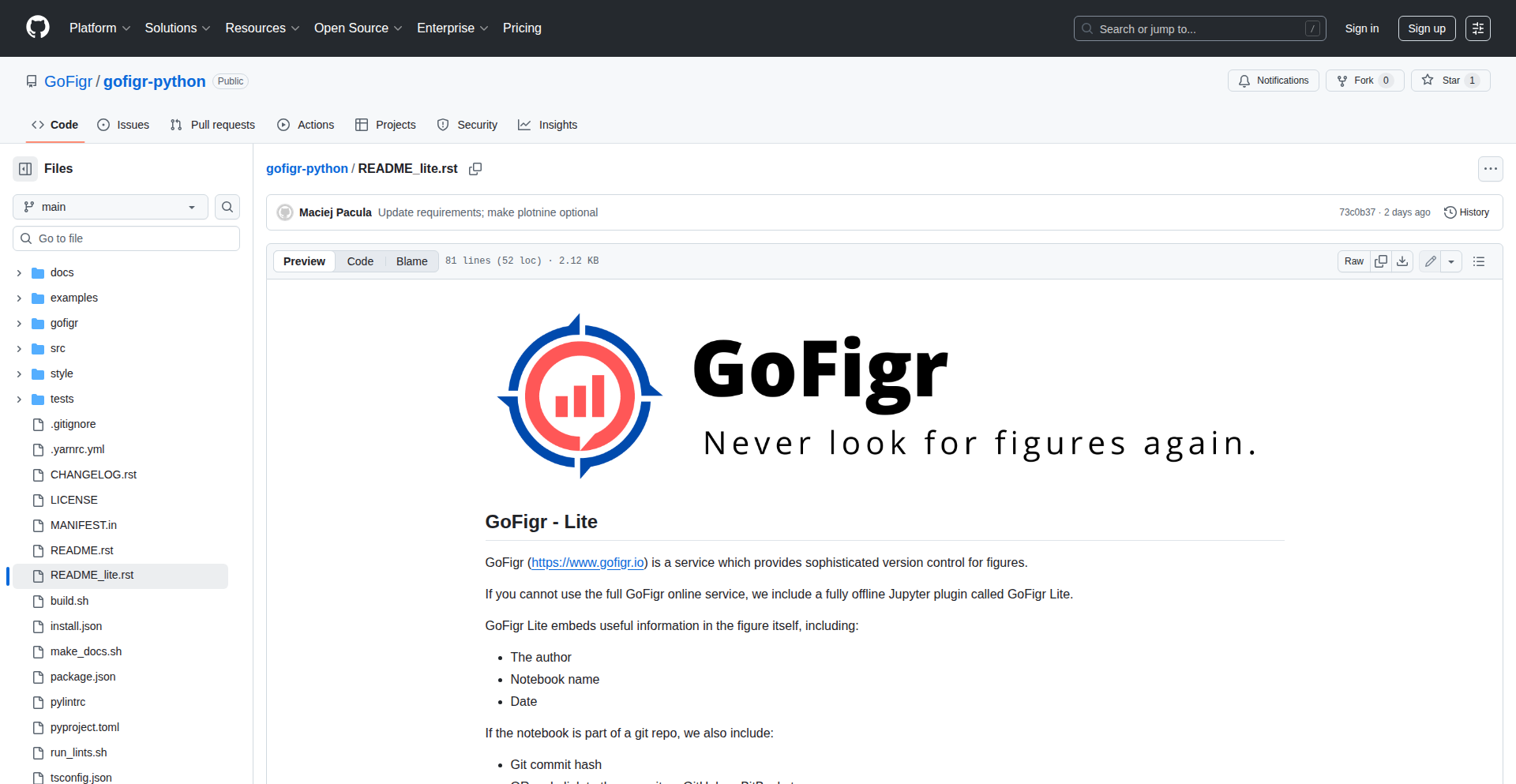 溯源图语 (GoFigr Lite)
