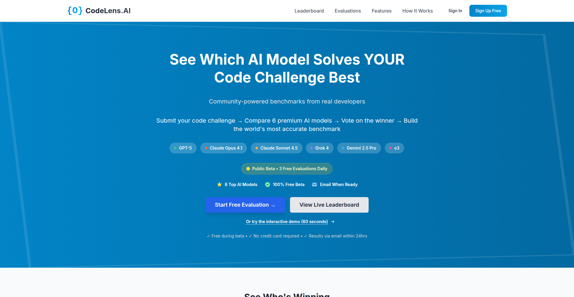 CodeLens.AI：真实代码任务的AI性能评测平台