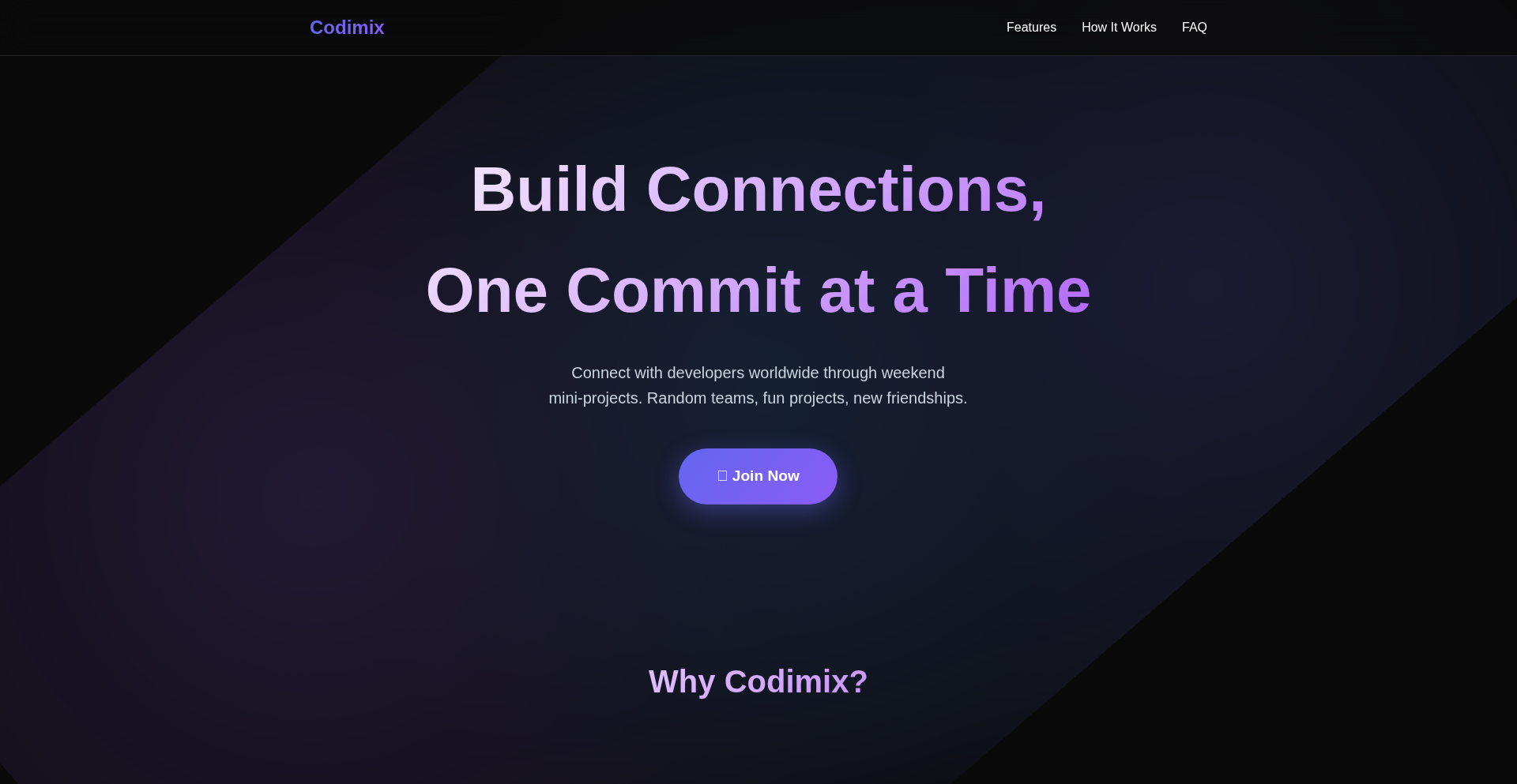 CodeConnect: 协作式开发人脉构建平台