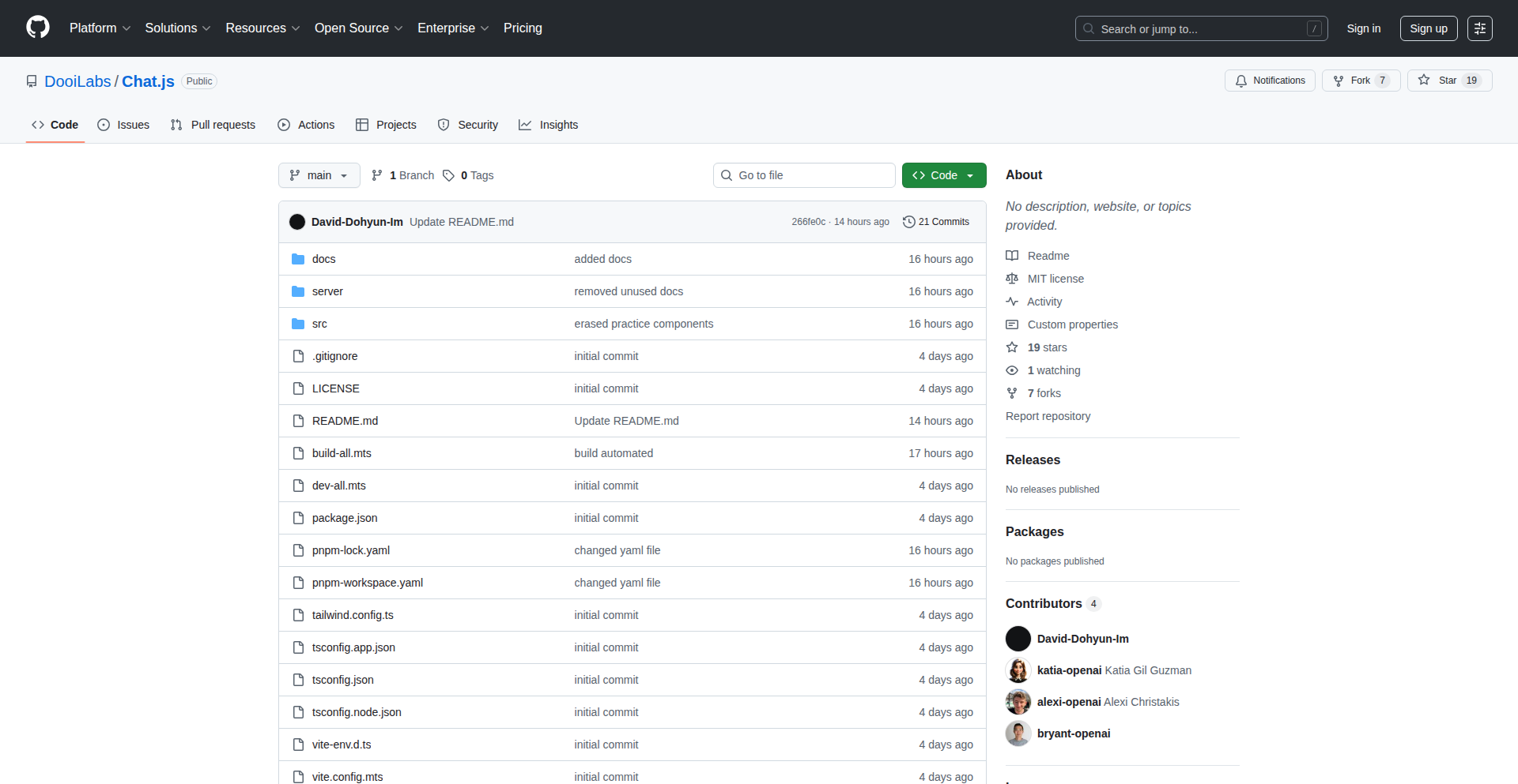 Chat.js: ChatGPT应用快速开发框架