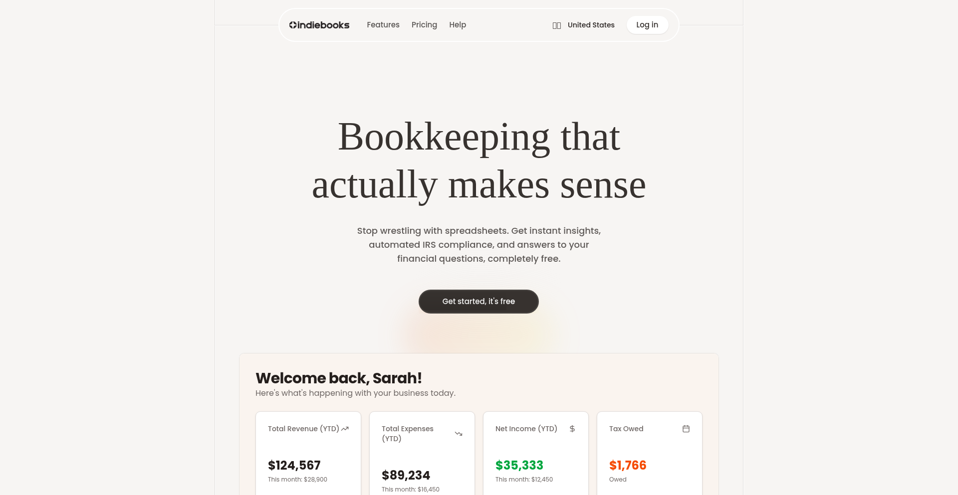Indiebooks.io：AI驱动的自动化税务管家