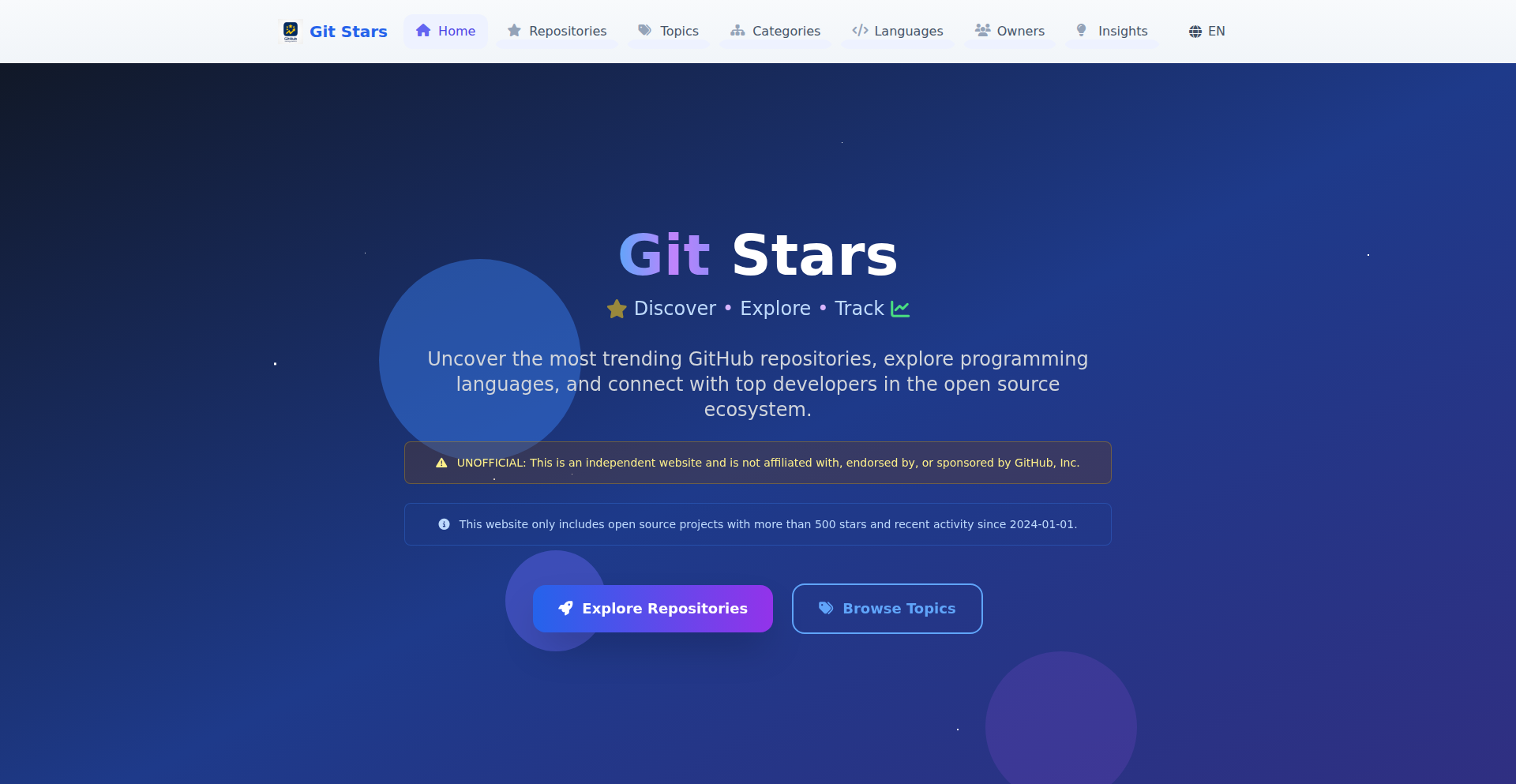 星光探测器：GitHub趋势代码挖掘器