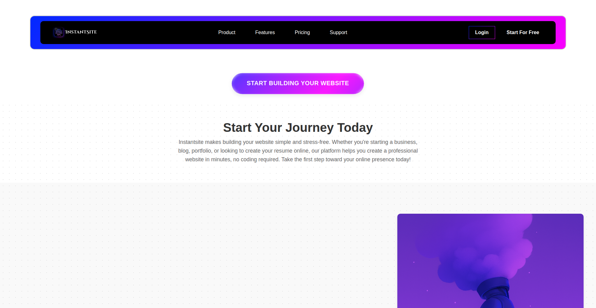 灵感瞬成站 (Instantsite)