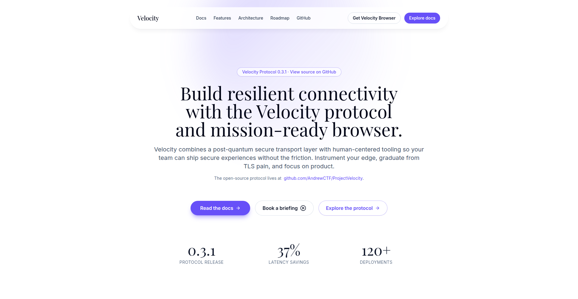 Velocity：量子安全加速传输协议