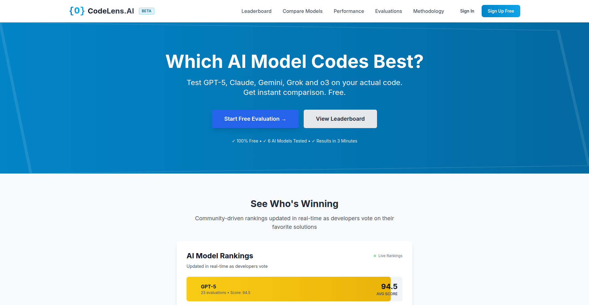 Codelens.AI コードタスクLLM比較ベンチマーク