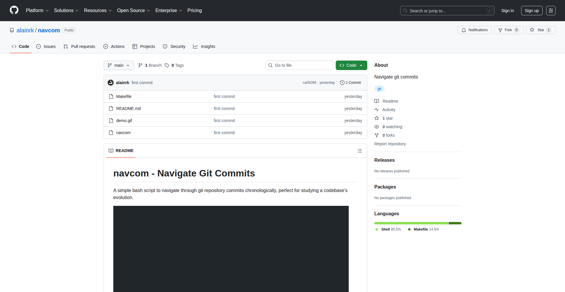 GitCommitExplorer