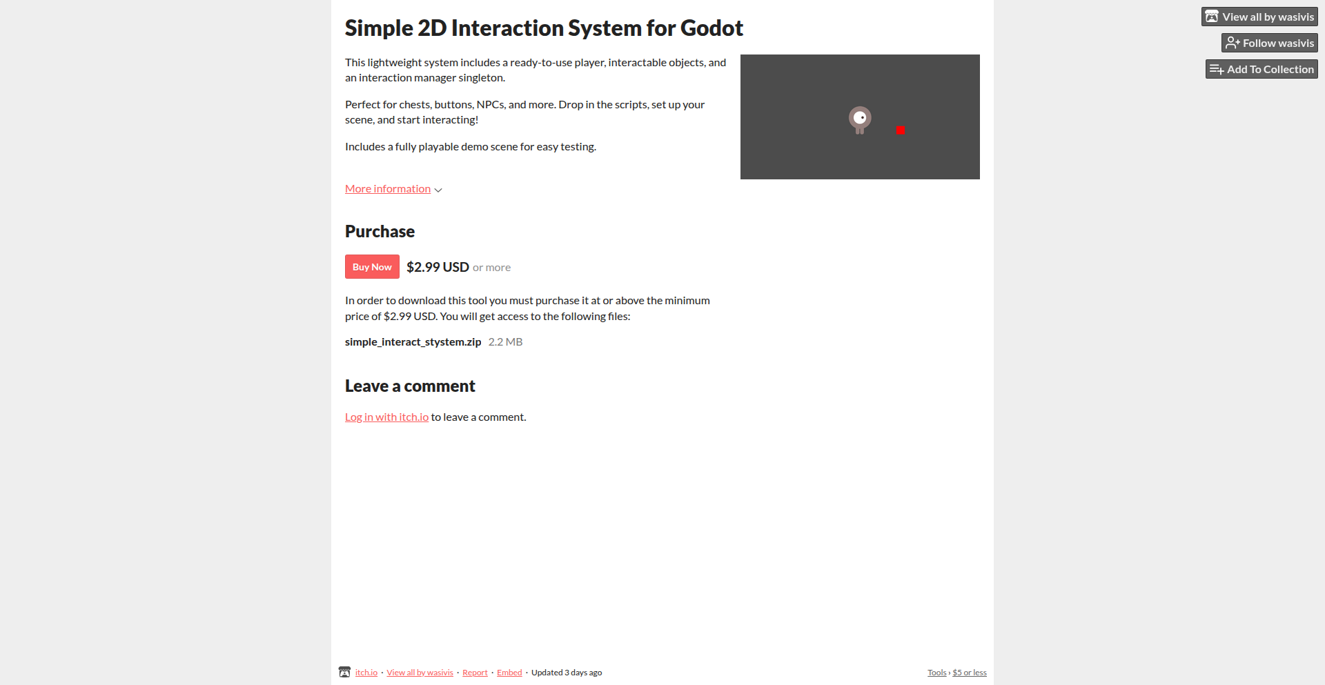 Godot 2D Interaction Engine