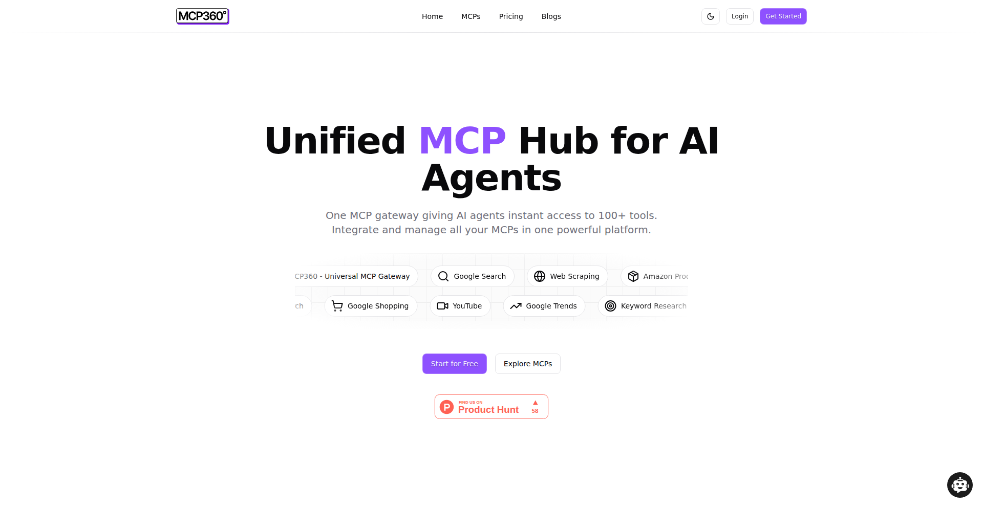 MCP360: AI Agent Unified Tool Orchestrator