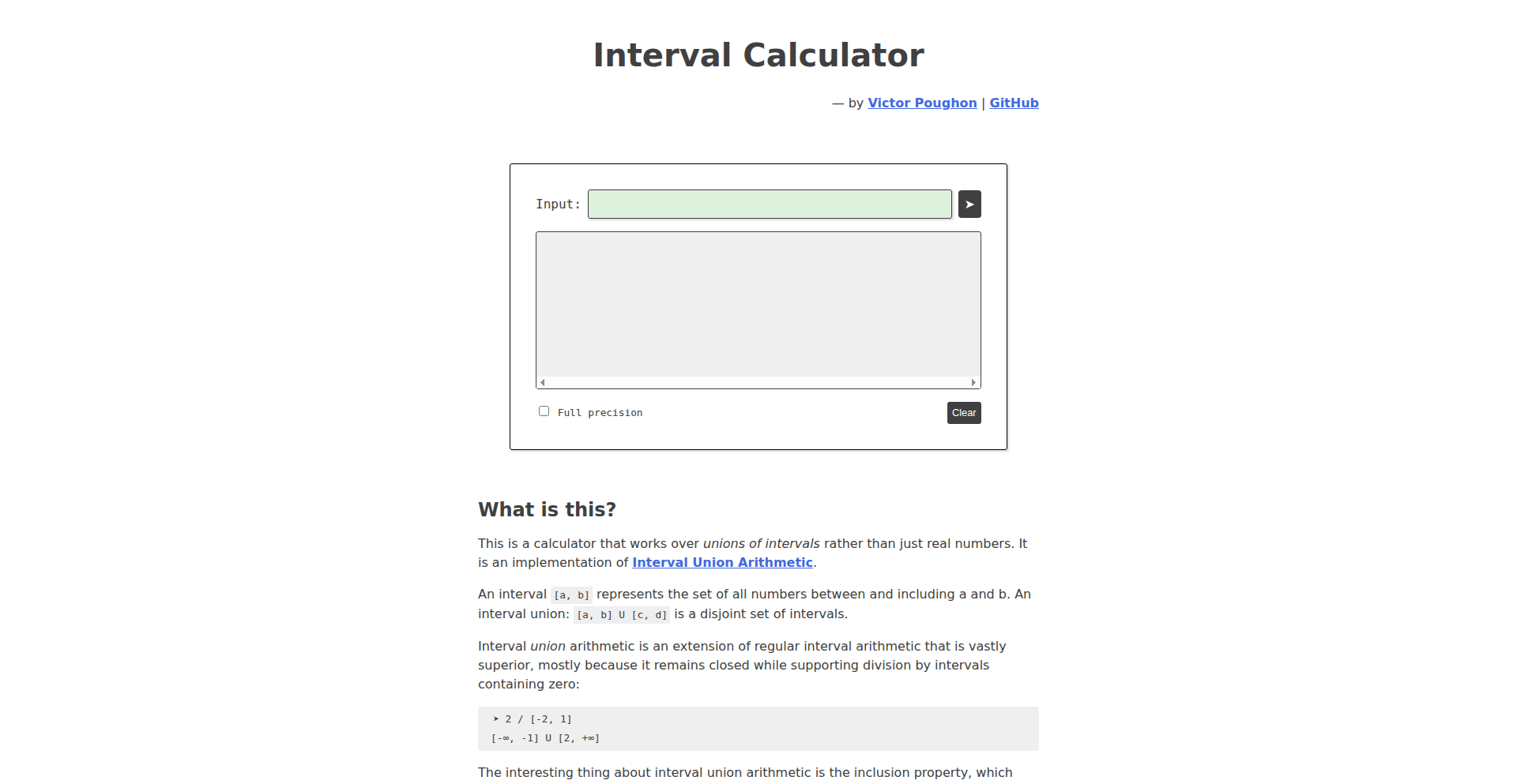 IntervalUnionCalc