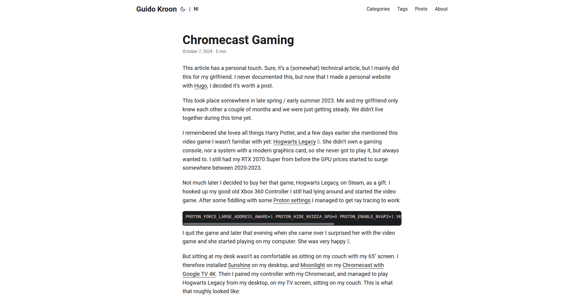 Chromecast 游戏投屏盒子