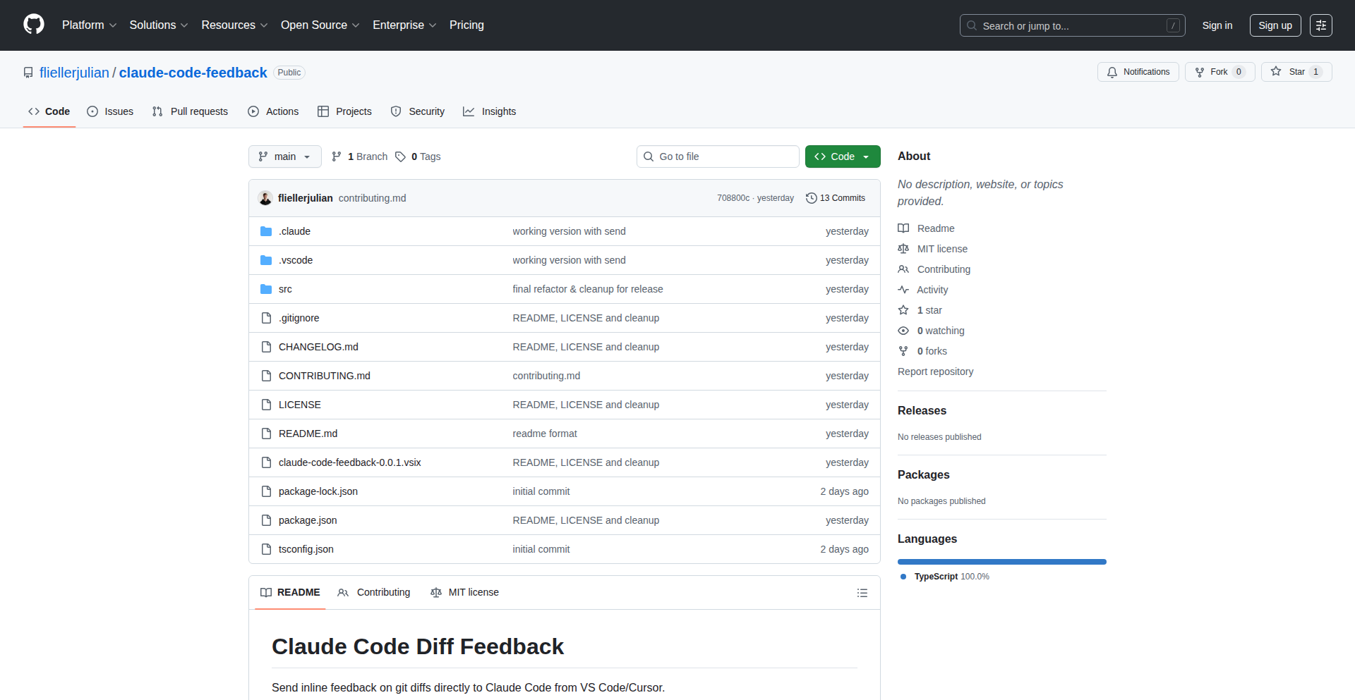 ClaudeCode Inline Feedback