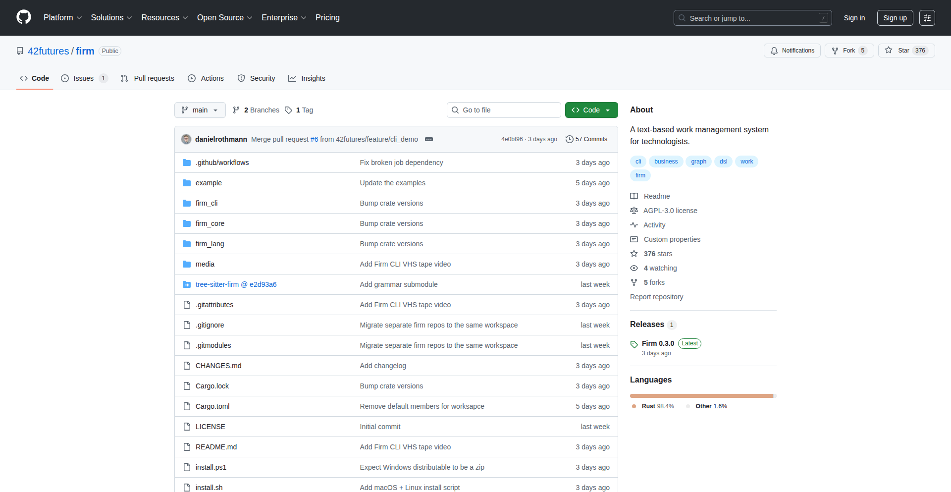 Firm: The Terminal-Native Workflow Orchestrator